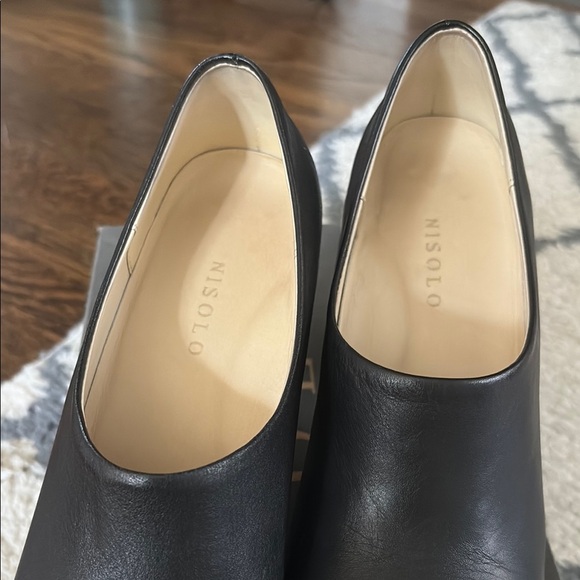 Nisolo Austin Noir Black Leather Women’s Size 7.5 - Picture 4 of 13